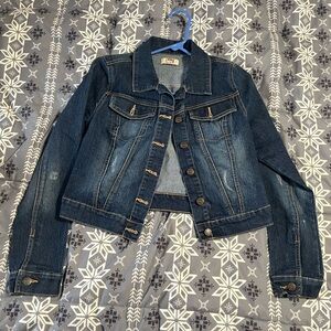 LEI Denim Jacket with Red Logo